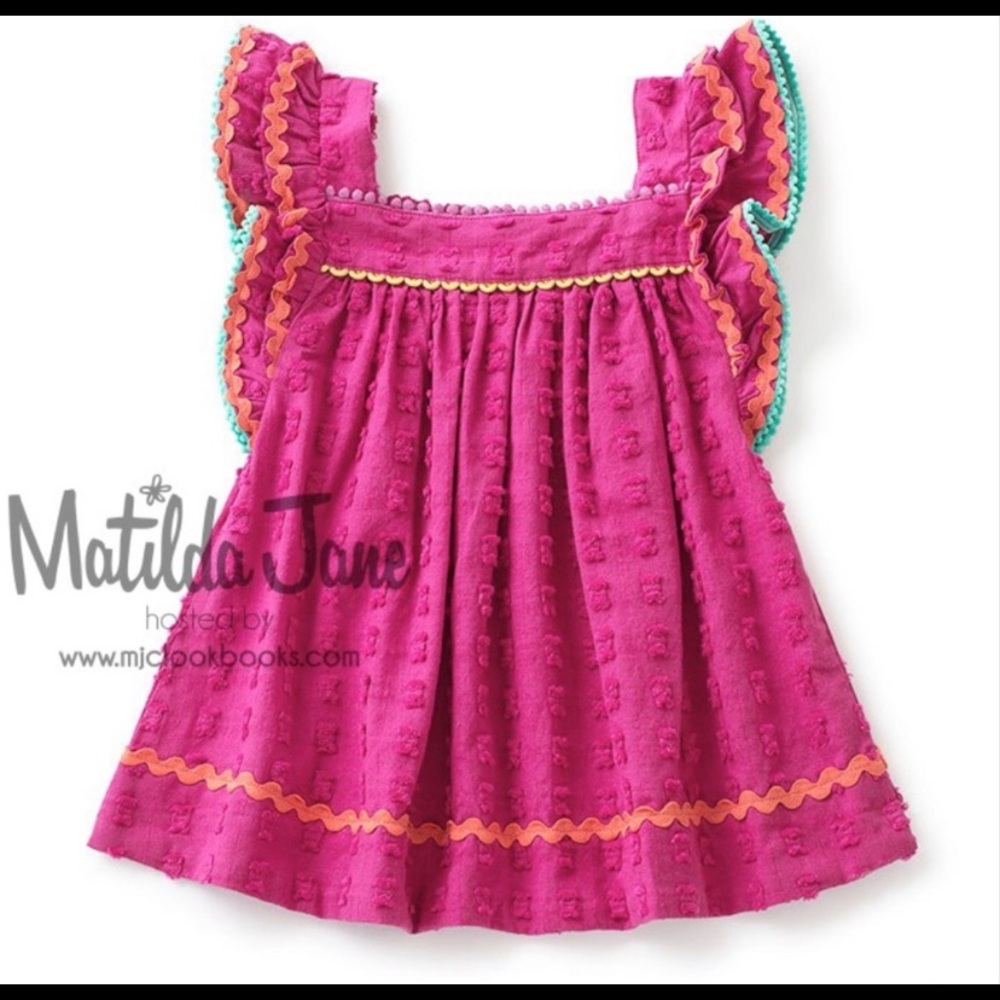 Matilda Jane Girls Piggyback Tank Size 8 NWOT